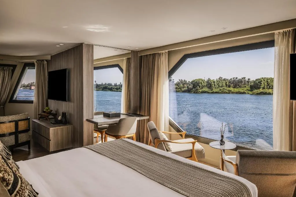 Cabin aboard the Historia The Boutique Nile Cruise Nile cruise